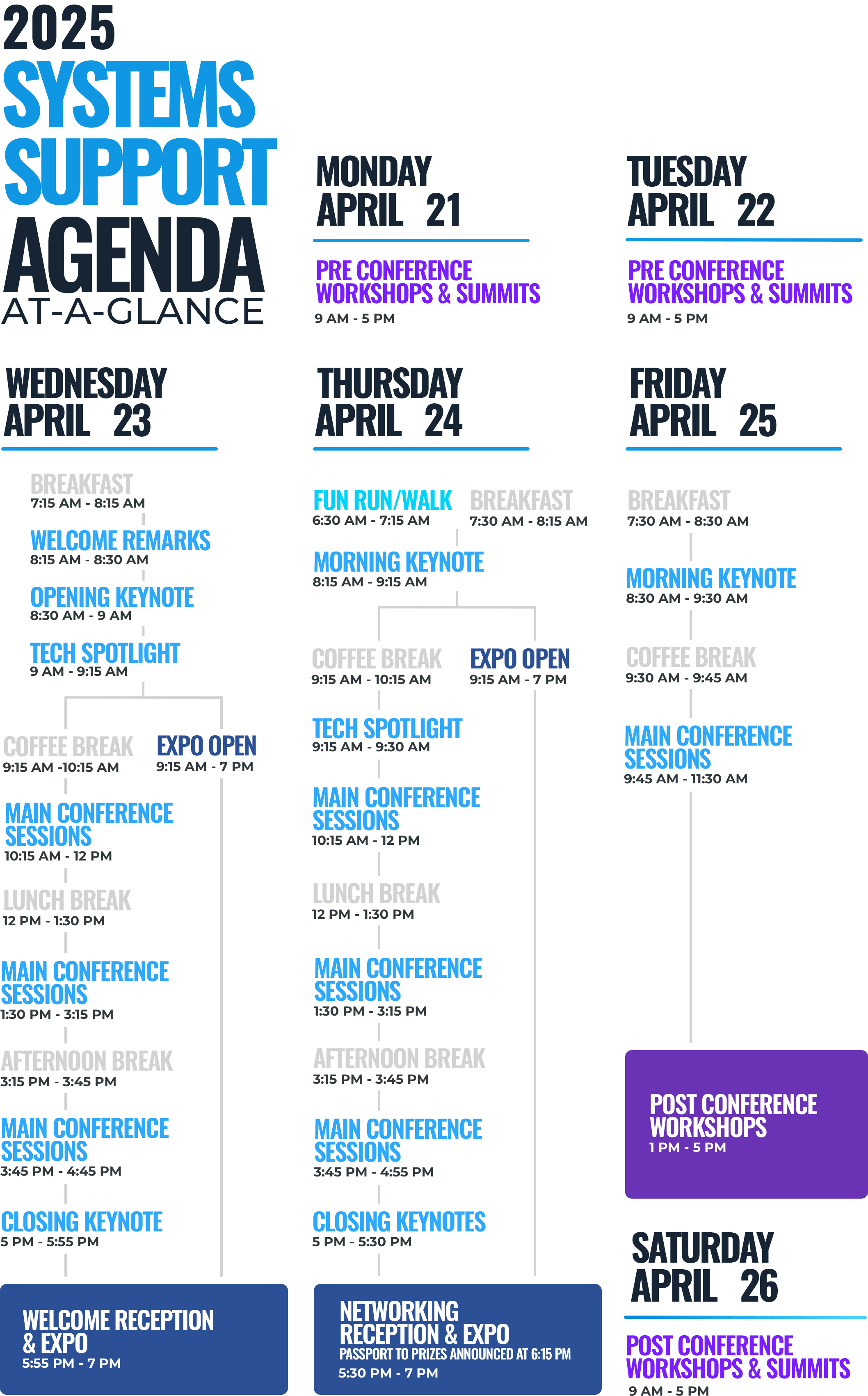 Agenda at-a-glance